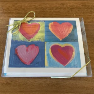 Box of stationary with hearts - at Unique Boutique