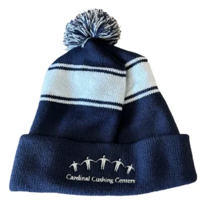 Blue and White Cardinal Cushing Beanie for Sale
