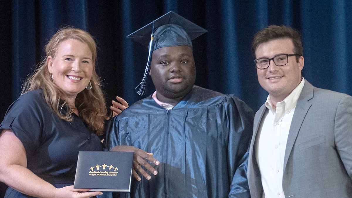 Student Graduating from Cushing Centers School