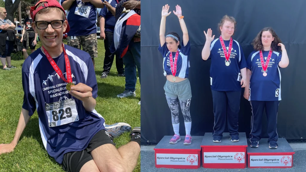 Cardinal Cushing Athletes participating at the Special Olympics