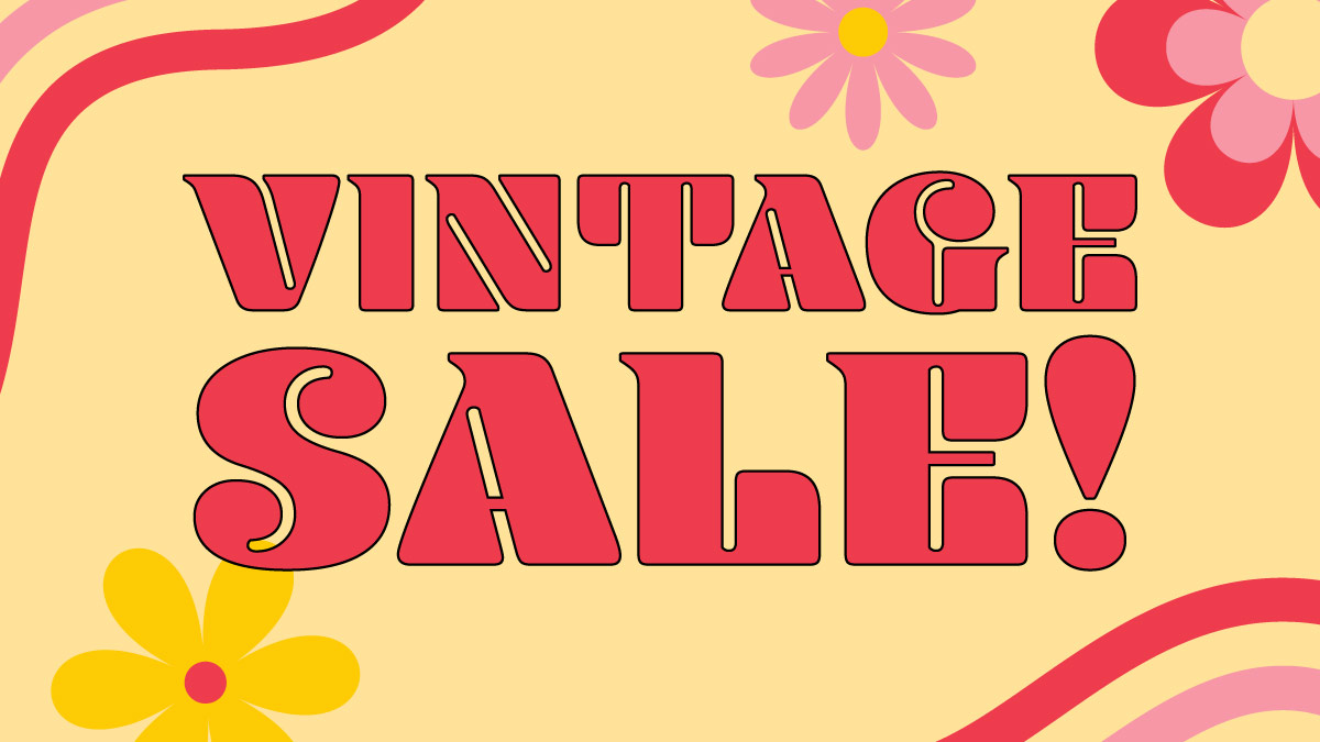 Vintage Sale Artwork