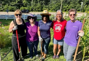 Volunteers from Linden Ponds