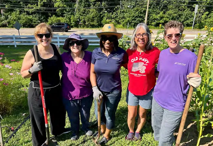 Volunteers from Linden Ponds