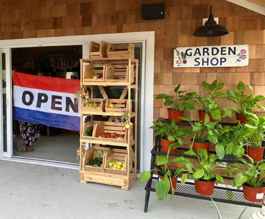 The new Garden Shop