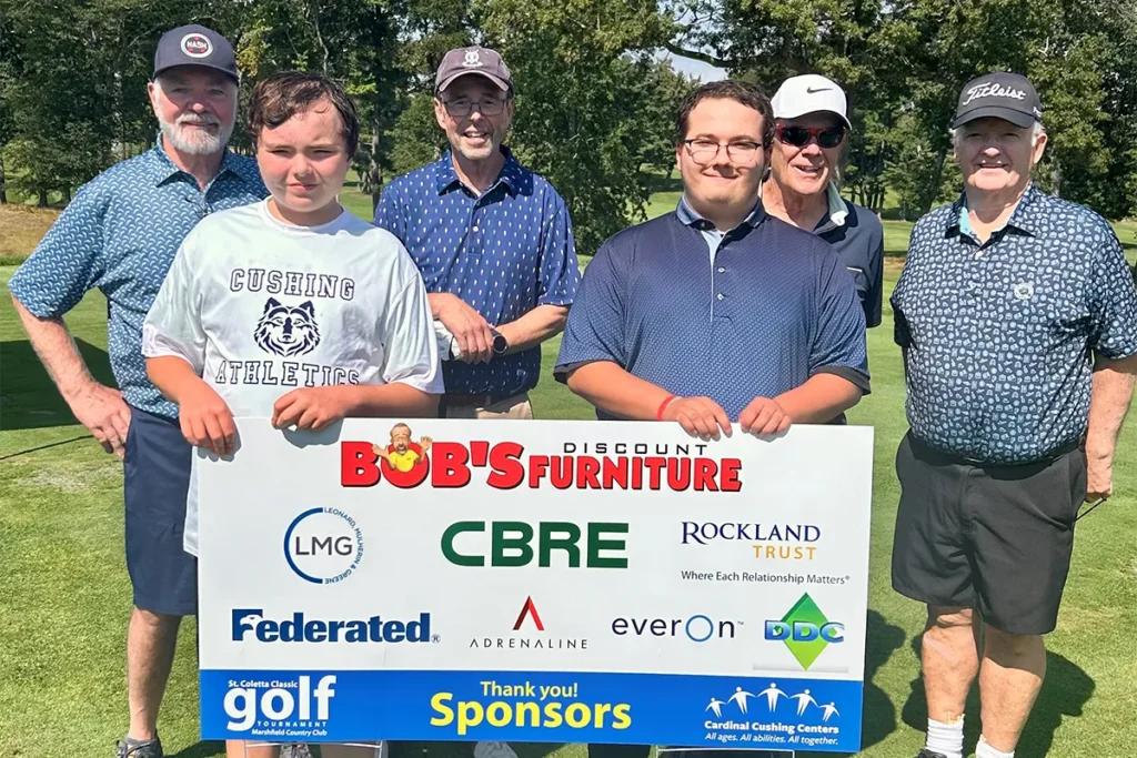 St Coletta Golf Tournament 2025 sponsors posing for group photo