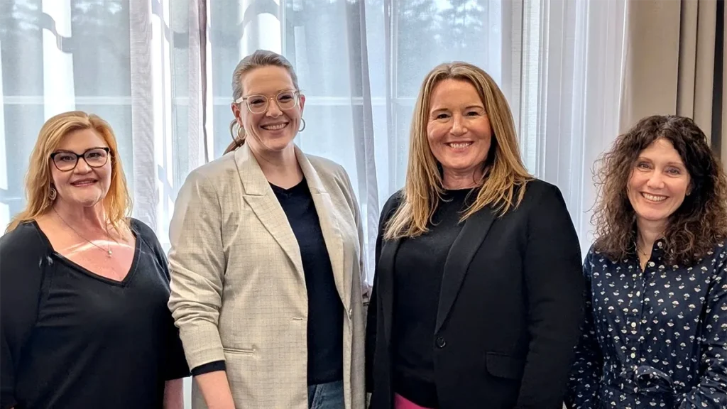 Cushing C-Suite, Meghan Campia, Michelle Markowitz, Gina Rosas, and Ginger Sullivan.