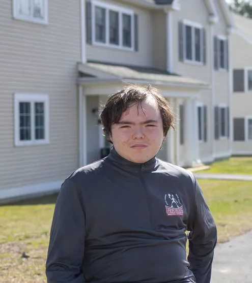 Student Matt Rippberger has enjoyed living at Cushing.