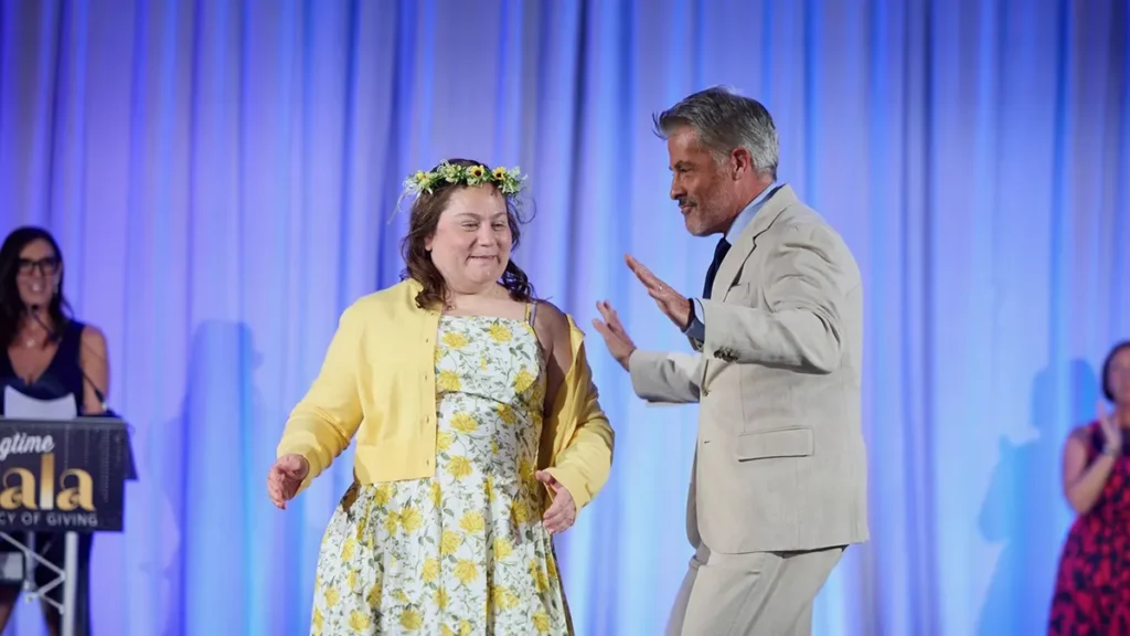 Jeff and Emilee celebrating at 2026 Springtime Gala