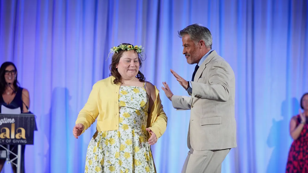 Jeff and Emilee celebrating at 2026 Springtime Gala