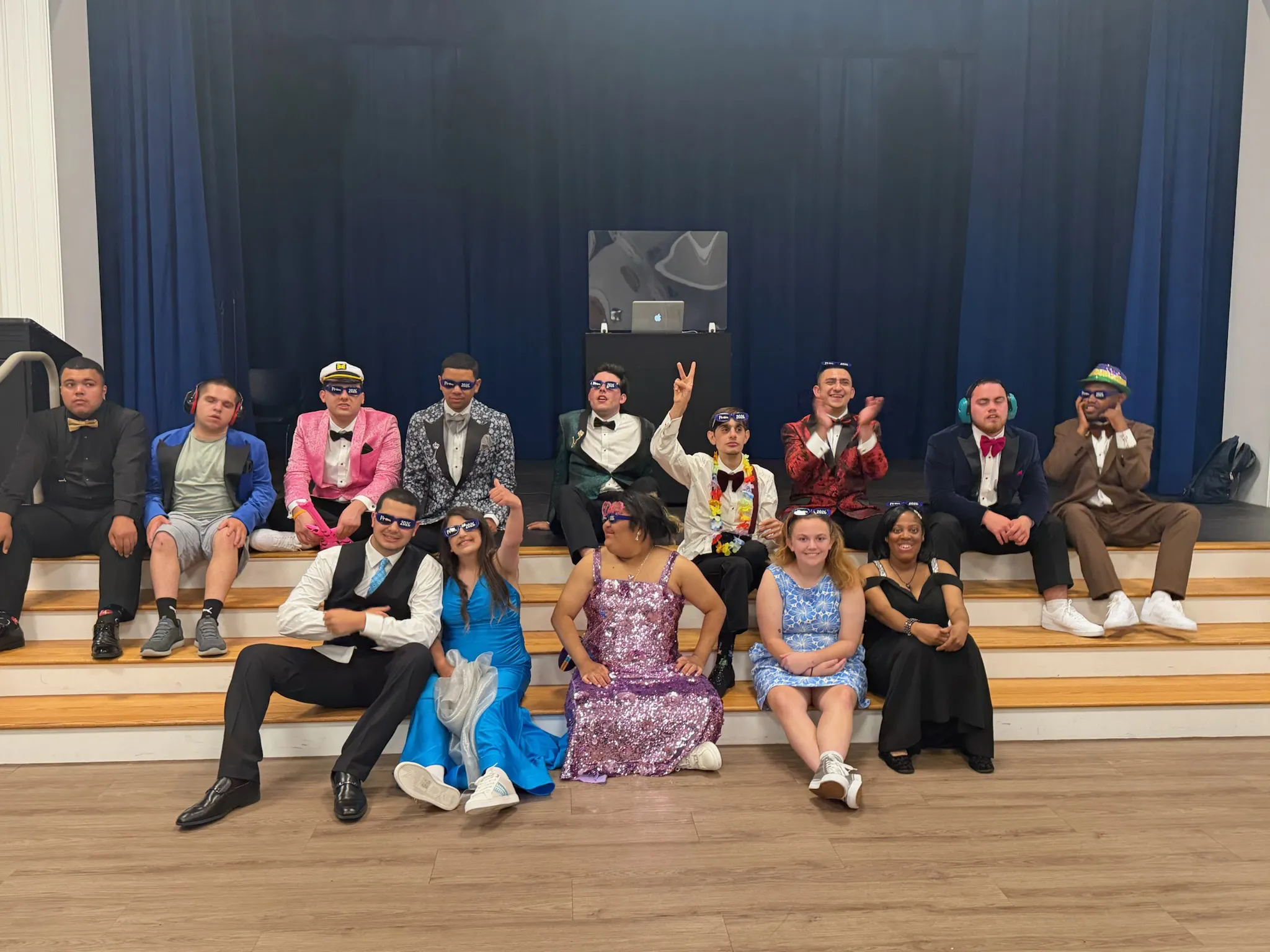 Group photo at prom