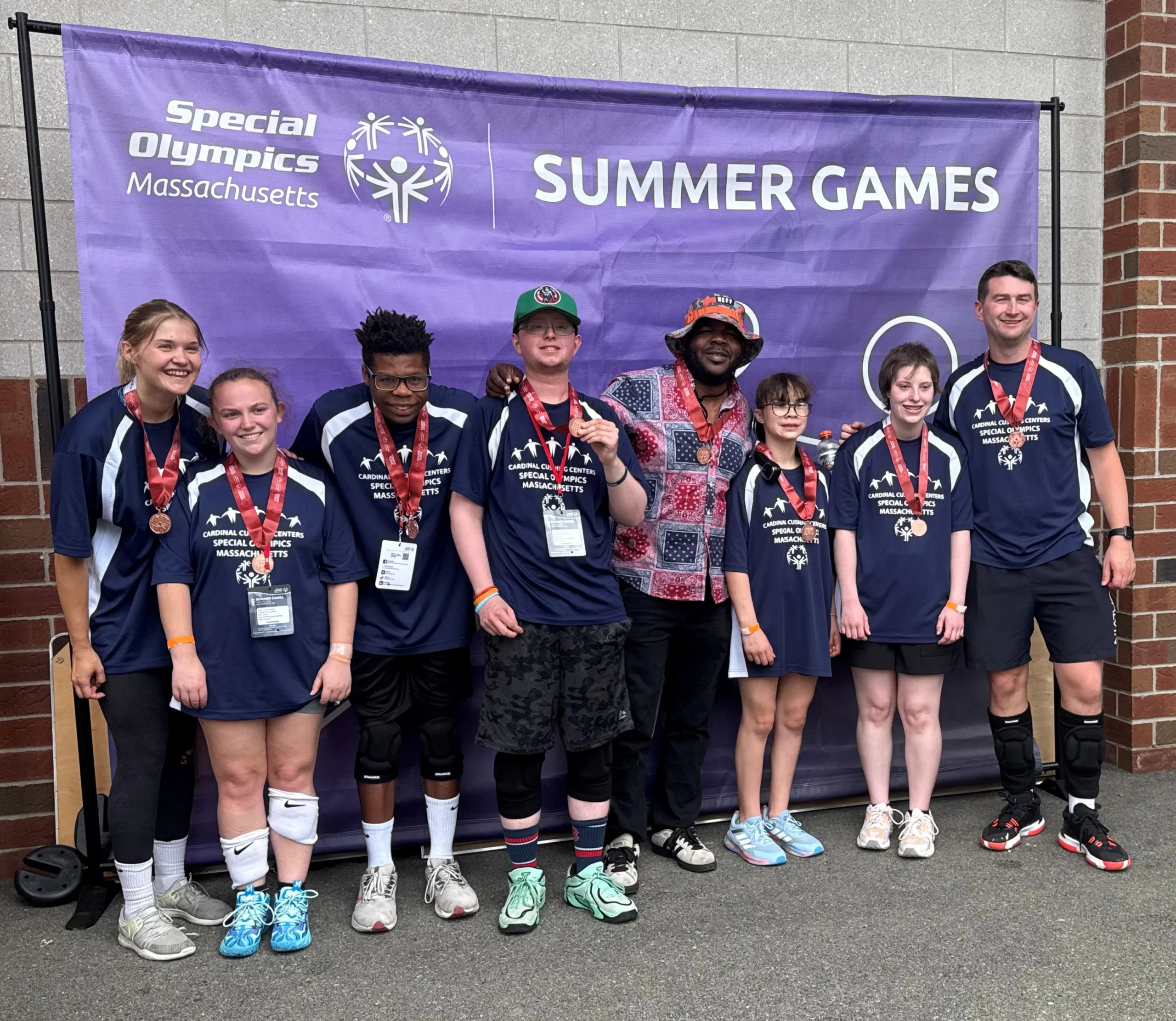 Special Olympics group photo